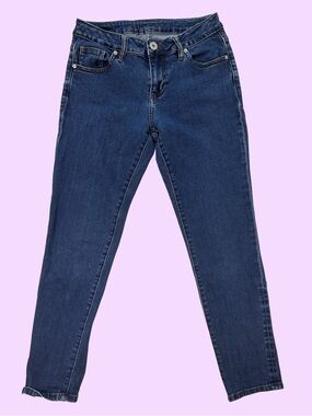 Jag Jeans Women's Girlfriend Jeans in Dark Blue Denim